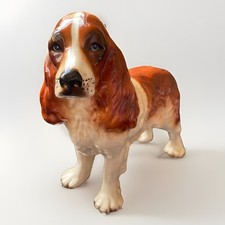 Coopercraft Large Liver and White Springer Spaniel Dog Ornament Mantel Vintage