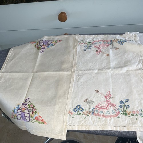 Hand embroidered crinoline - embroidered,