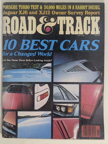 Vtg road track magazine june - vtg, &