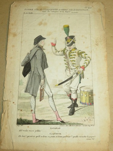 Martinet engraving military - engraving,