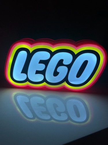 Lego logo light box - lego,