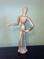 Artists Wooden Make Manikin With Moveable Joints 12.12” Tall