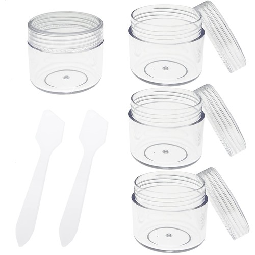 Small plastic containers with - plastic,