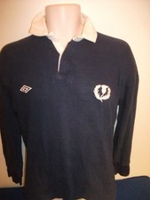Vintage Umbro Scotland Rugby Union  80s  Shirt Jersey M Vintage