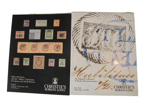 Two christies stamp auction - two,