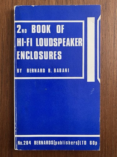 2nd book fi loudspeaker - hi-fi,