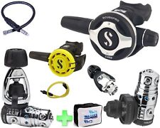 SCUBAPRO MK25 EVO S600 DIN300 bar or YOKE + R105 OCTOPUS - SCUBA REGULATOR + BAG