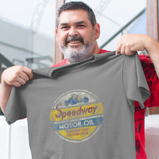 Speedway motor oil - oil, shirt