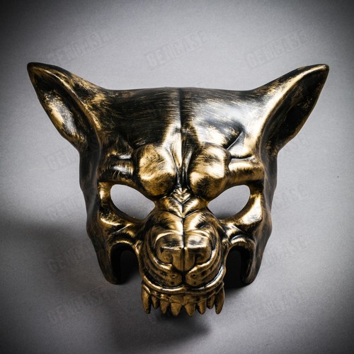 Gold scary full face - full,