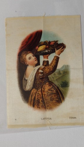 Titian girl with bowl of - titian,