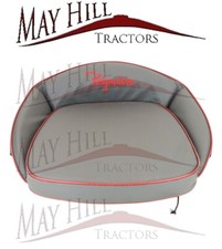 Grey Seat Cushion Embroidered