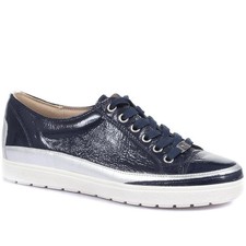 Pavers Ladies Leather Trainers