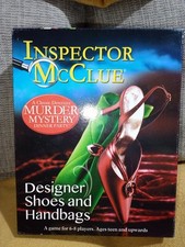 Inspector McClue Designer Shoes and Handbags Set for Murder Mystery Dinner Party