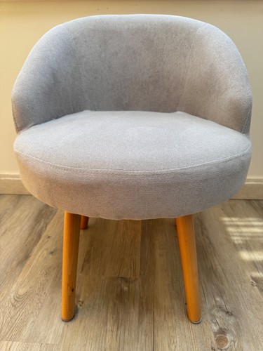 Grey fabric tub - tub, chair