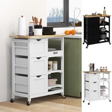 Compact Bar Serving Cart