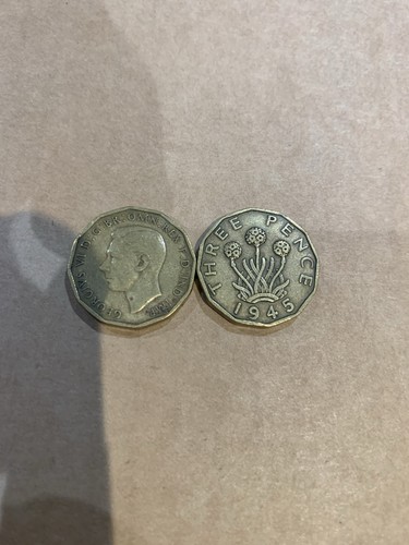 George brass threepence - brass,