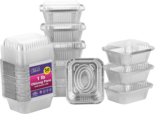 Aluminum pans with plastic - aluminum,
