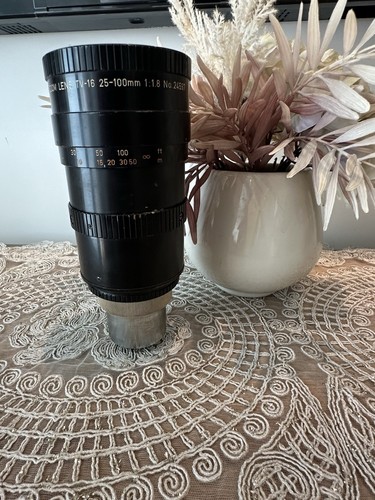 Canon zoom lens 25 100mm - tv-16, 25-100mm
