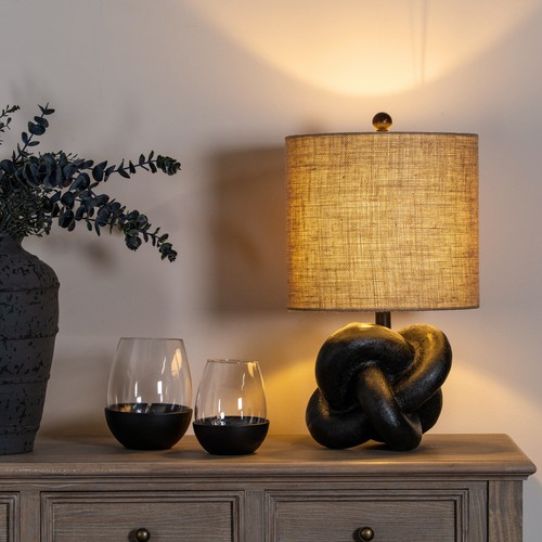 51cm black knot table buffet - knot,