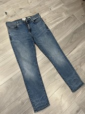 Men’s River Island Skinny Jeans, Size UK 32/30, Blue Denim - Like New