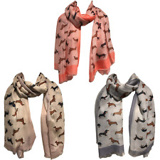 Dachshund Scarf Sarong Heart