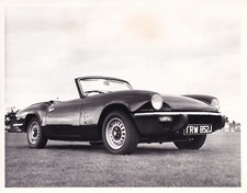 TRIUMPH SPITFIRE MK.IV, REG No.TRW 852J, PERIOD PHOTOGRAPH.