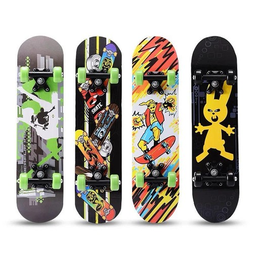 Wooden skateboard kids adults - wooden,
