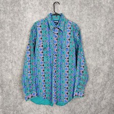 Wrangler Shirt Size XL Teal