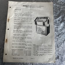 Seeburg models sx100 esc100 - seeburg,