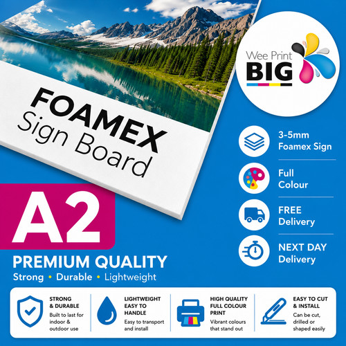 Size foamex - a2,