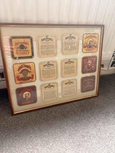 Jack daniels framed whiskey - jack,