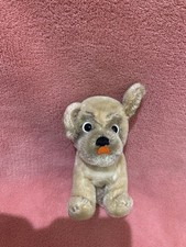 Steiff Vintage Mopsy Dog Miniature 4"  1960? ~ No Ear Button Or Tag