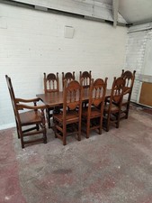 Antique Solid Oak Refectory