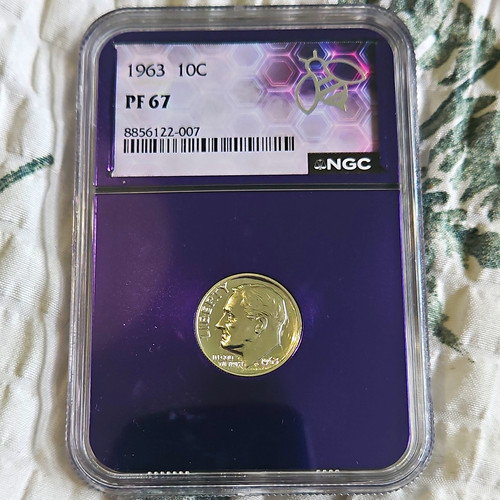 1963 roosevelt dime 10c - roosevelt,