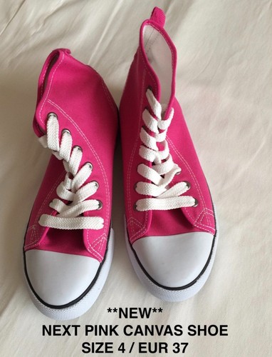 Next pink lace high top - lace,