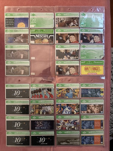 Phonecard joblot 30 cards - joblot,