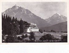 Innsbruck Grand Hotel Iglerhof Austria Real Photograph Postcard Unused VGC