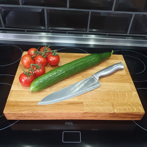 Solid oak butchers block - ,