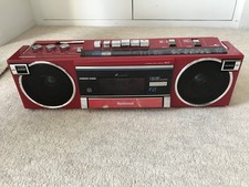 National/Panasonic RX-F2F Red 4band radio Radio Cassette Player - Vintage tested