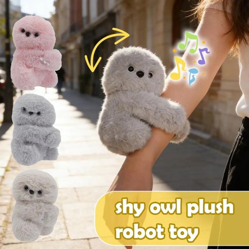 Cute shy owl mirumi pet - shy, plush