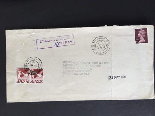 1978 franked cover ex - gb, 7p