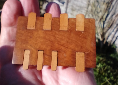 Antique vintage treen - or, wood