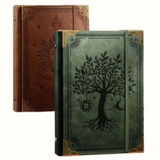 Vintage leather bound diary - vintage,