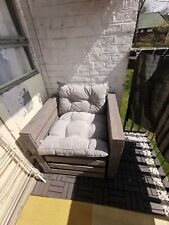 Pallet Sofa/chair With Cushions and pallet table set