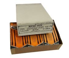 Job lot Vintage 1940's  NOS BLEND-RITE Coiffure Pins War Time utility hair grips