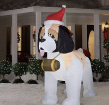 9’ LED St. Bernard Dog With