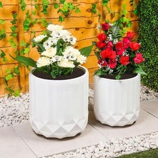 Set of 2 Handmade Plant Pots