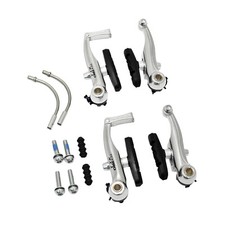 TEKTRO RX1 Mini-V Brake Cyclocross Brake Set (Front+Rear) , Silver