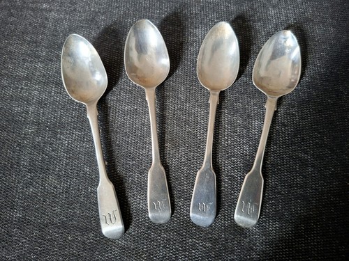 Sterling silver teaspoons - 4,