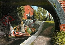 Picture Postcard~ Oxford Canal, 'Summertime', Cropredy Lock